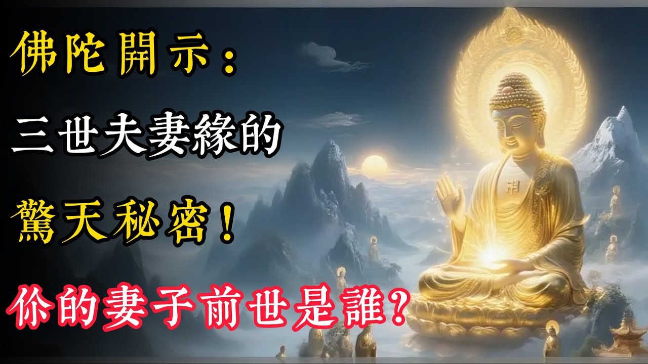 夫妻緣分真的只有三世？佛陀揭示：今生的妻子，前世竟是你的這個人！#佛法 #因果輪迴 #人生智慧 #心靈成長 #佛學故事 #夫妻緣分 #三世因果 #婚姻智慧 #前世今生 #情緣輪迴