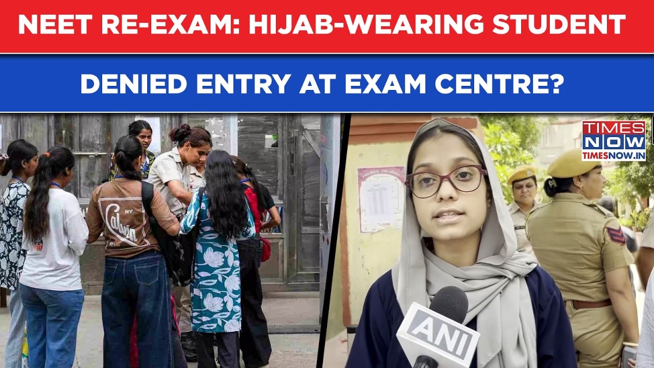 NEET Re-Exam: Hijab-Wearing Student Denied Entry At Exam Centre In Ajmer? Shocking Claims