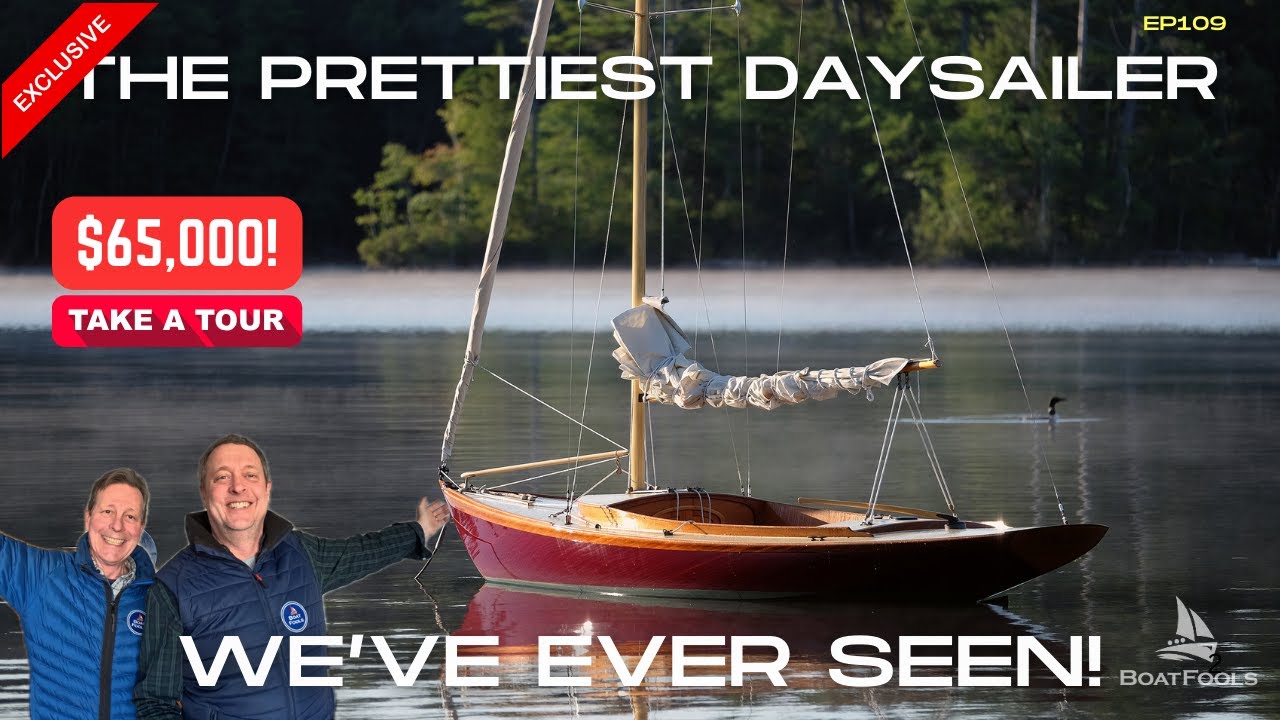 A STUNNING Daysailer! Wood & Carbon Fiber Masterpiece – She’ll Steal Your Heart! $65K [[SOLD]]