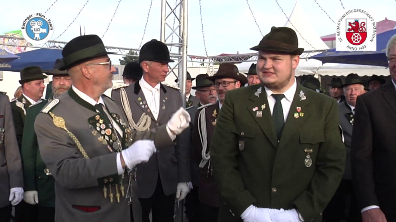 Königsschüsse beim Schützen- und Heimatfest in Ratingen am 07.08.2017