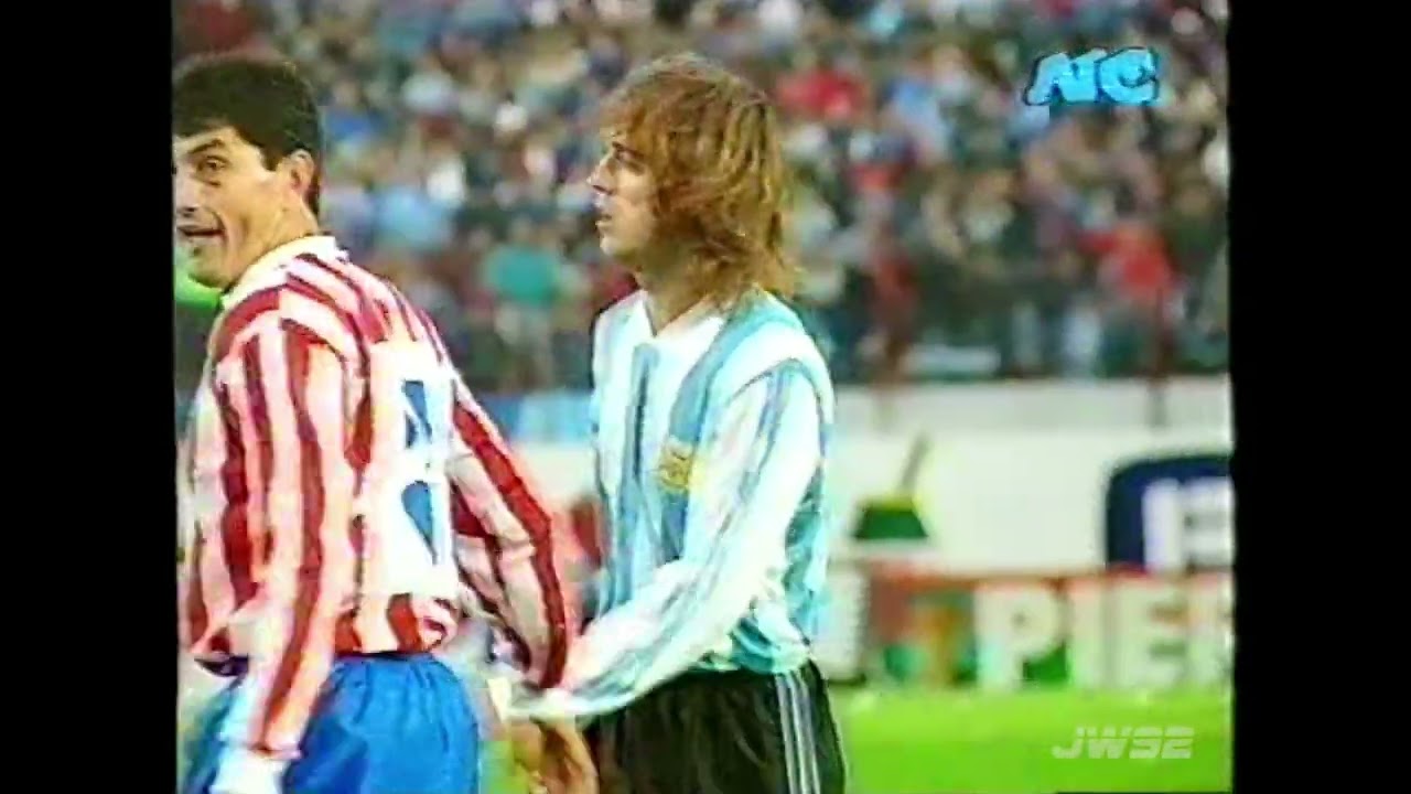 1993.08.29 Argentina 0 - Paraguay 0 (Partido Completo 60fps - Clasificatorias Estados Unidos 1994)