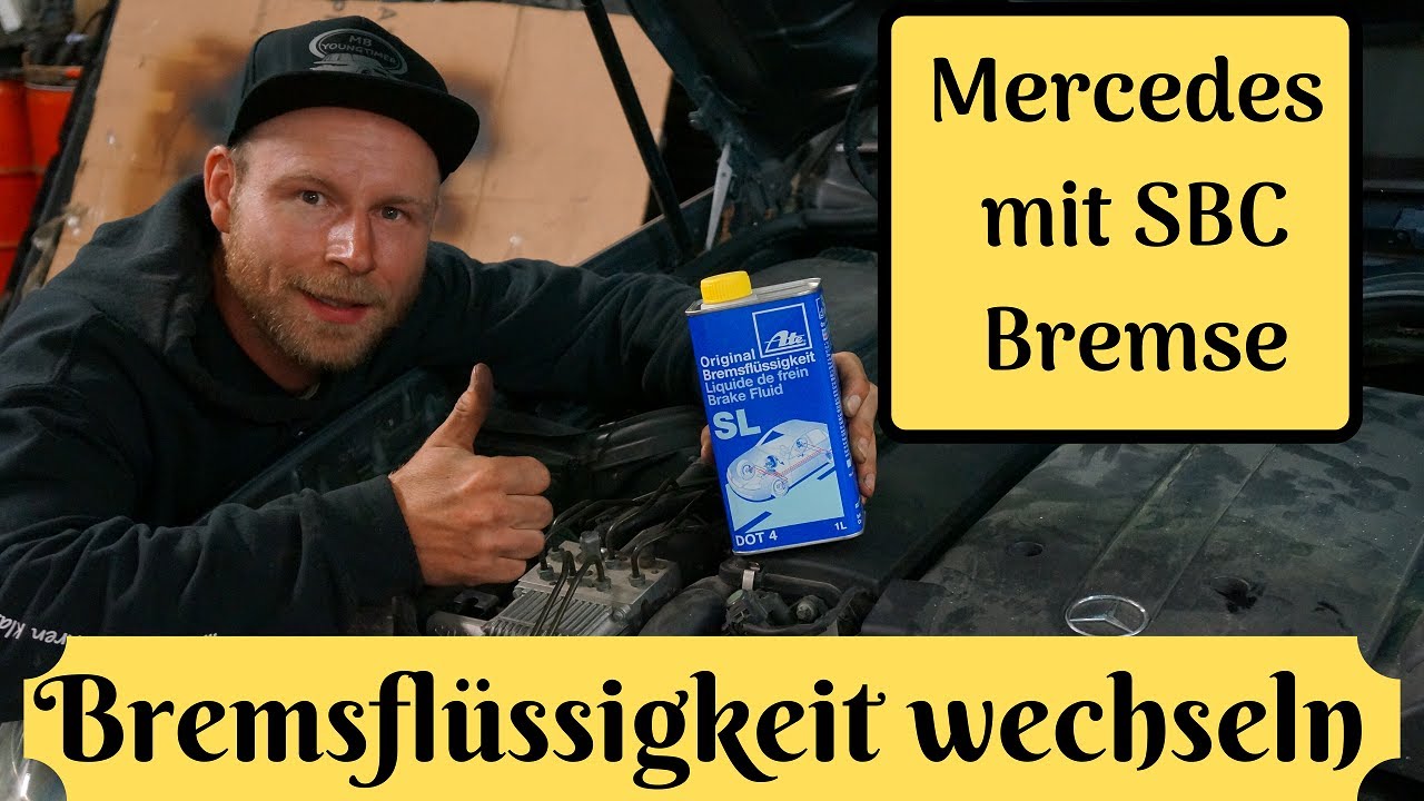 Mercedes SBC Bremsflüssigkeit wechseln erneuern | Mercedes W211 E-Klasse R230 SL C219 CLS | Tutorial