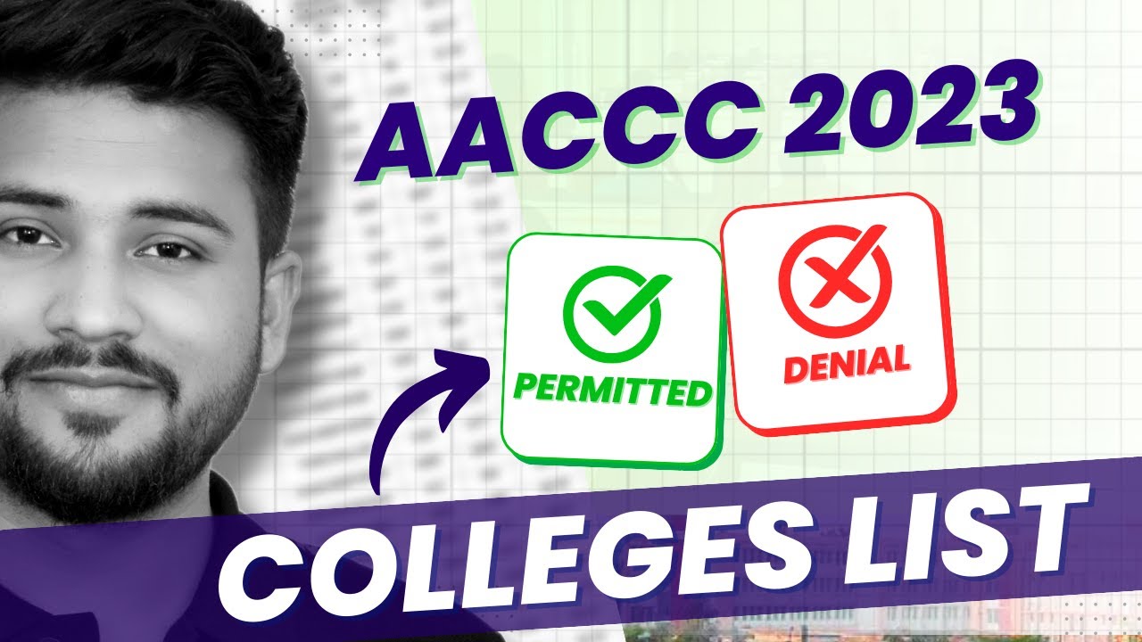 AACCC Counselling 2023 | Denial & Permitted Colleges List Released by NCISM | AYUSH Latest Update