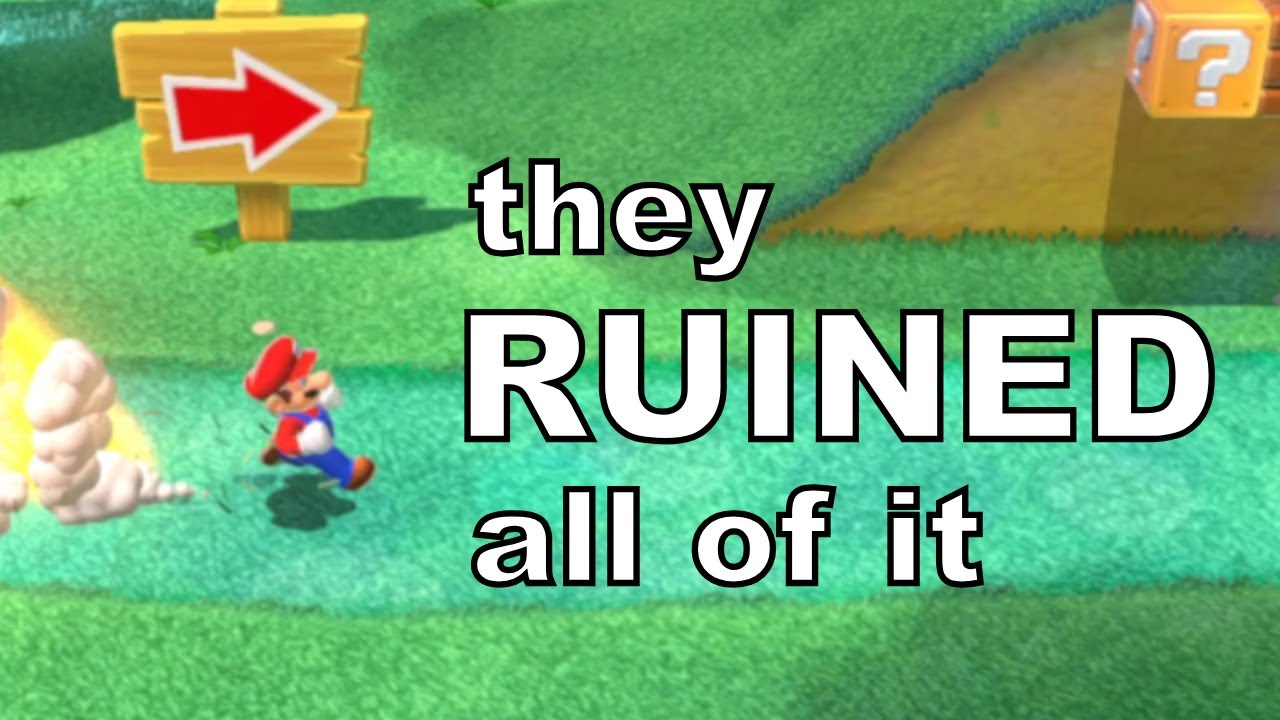 Как они испортили движение в 3D Mario