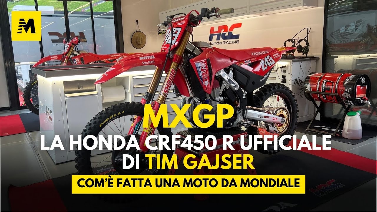 MXGP - Scopriamo la Honda CRF450 R Ufficiale di Tim Gajser con Giacomo Gariboldi