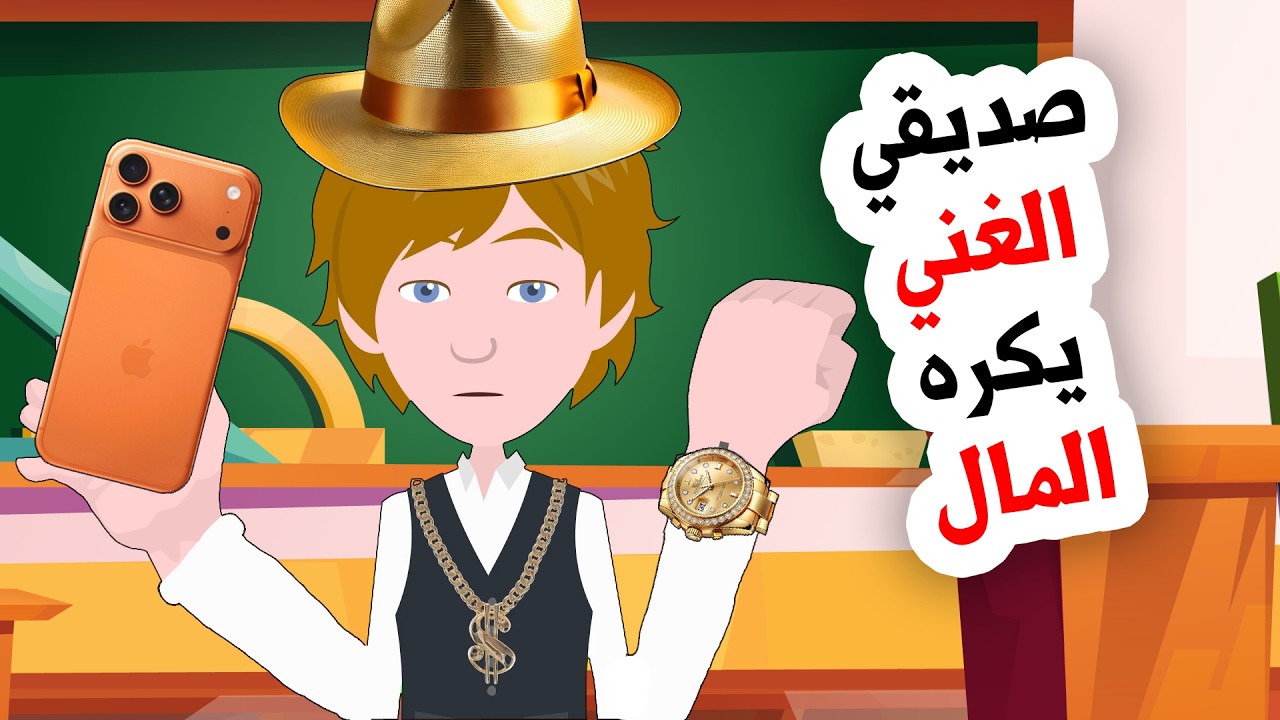 صديقي بالمدرسة غني جدا لكنه حزين