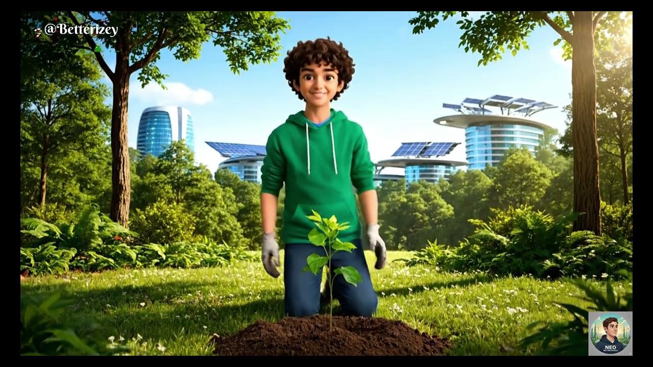 Planting Hope: A Better World Starts HereNeo&rsquo;s Small Step for a Greener World | 3D Animation