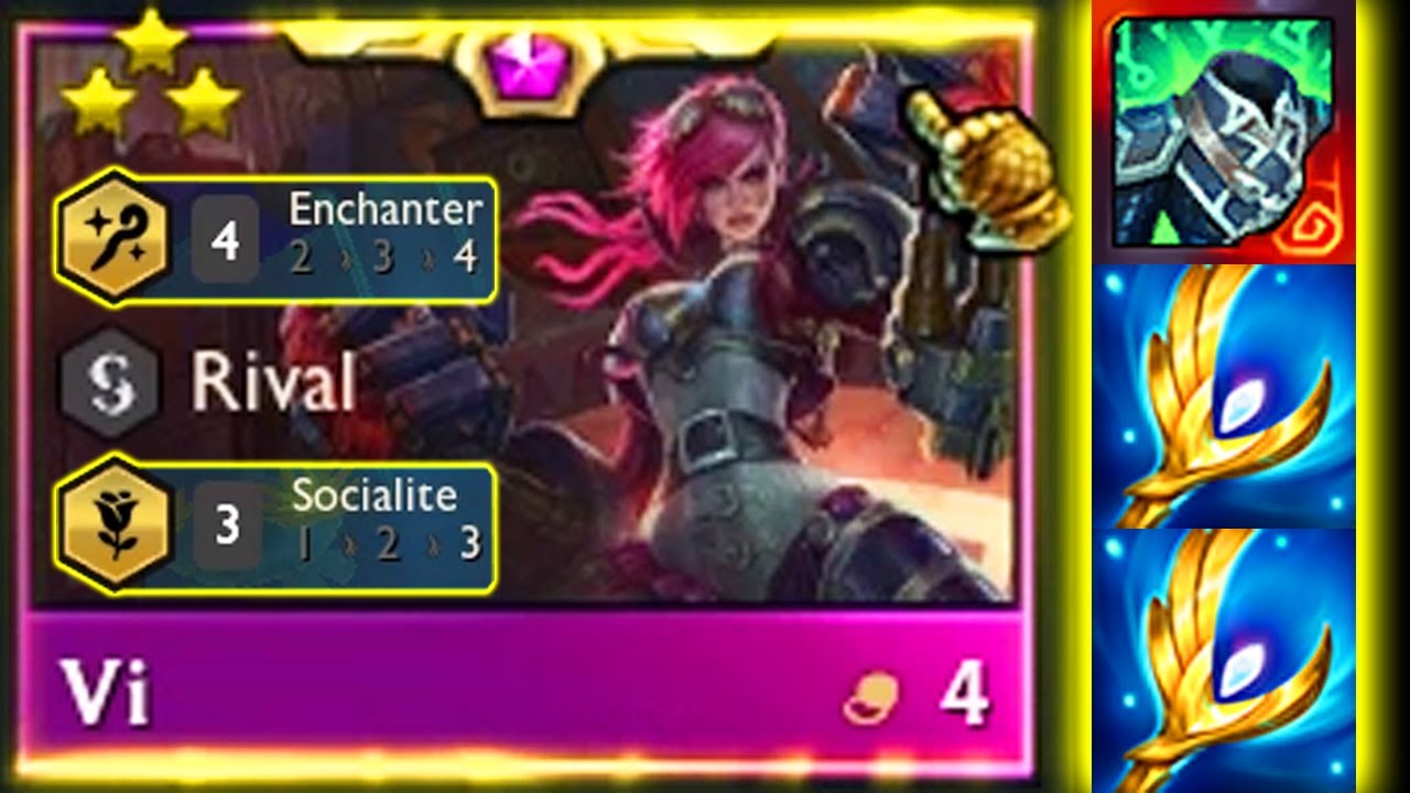 3 Star Vi ⭐⭐⭐ '' 1 vs ALL '' - God Mod ON! | TFT Set 6.5