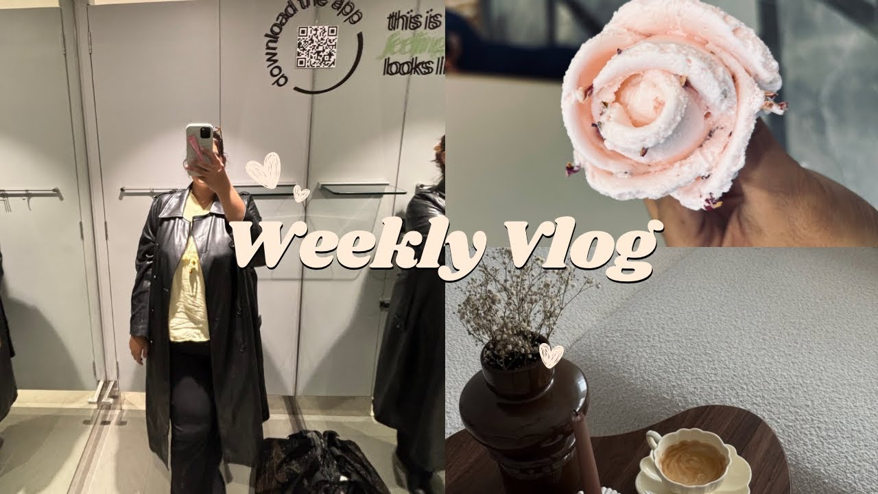 Weekly Vlog ( cafe hoping,last exam, aesthetic vlog)