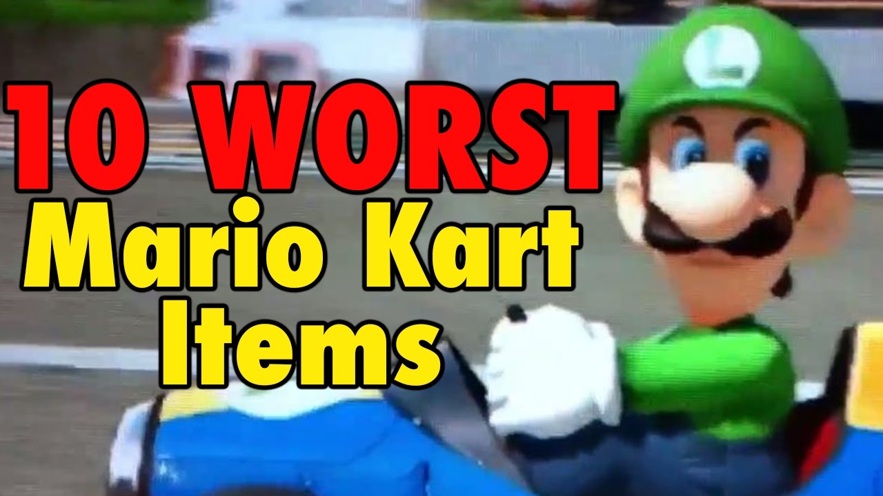 Top 10 WORST Mario Kart Items