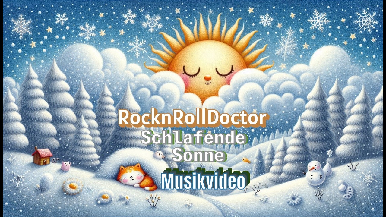 Schlafende Sonne - pop techno mix - version - videoclip -🧑🏻‍⚕️🥱😴🐧❄️⛄  #musikclip #nightwishcover