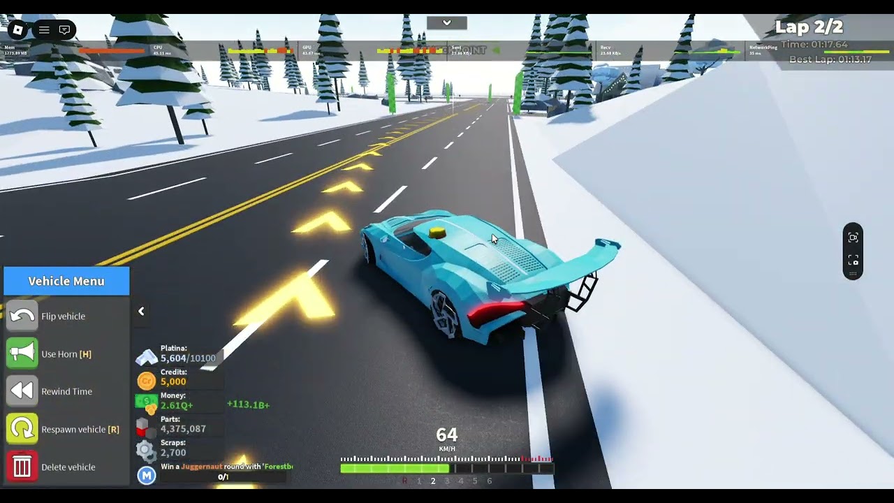 Bugatti La Voiture Noire Mockup - Urban Shores Circuit - 2 Laps - Time Trial Test