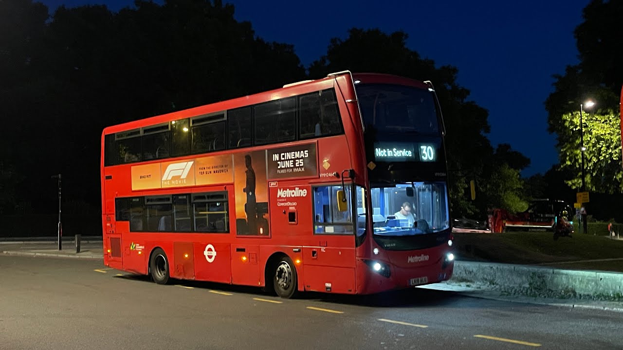 Full Route Visual. Route 30 : Hackney Wick - Marble Arch (VMH2464 - LK18ALU)