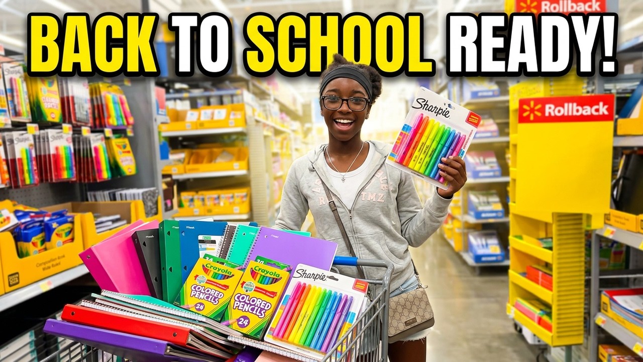 Back to school supplies shopping + haul | Walmart school supplies
