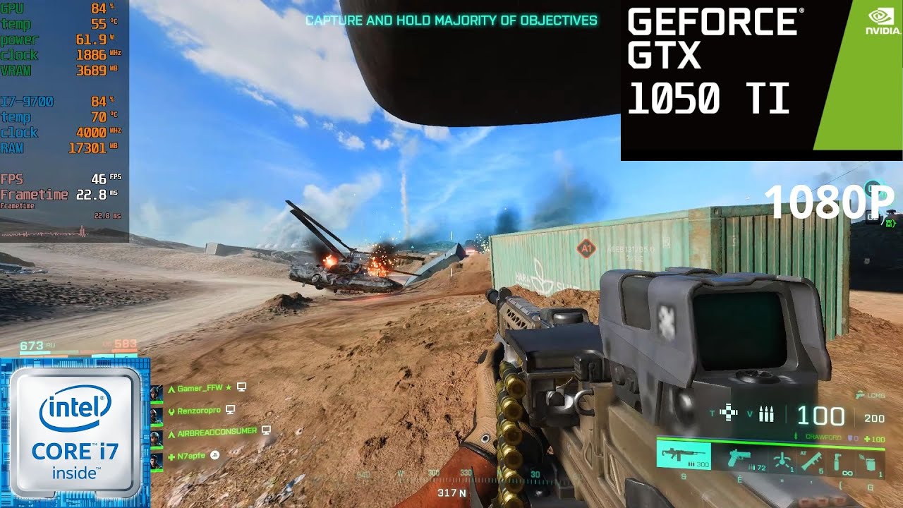 Battlefield 2042: GTX 1050 Ti | Low Settings | 1080P | 2025