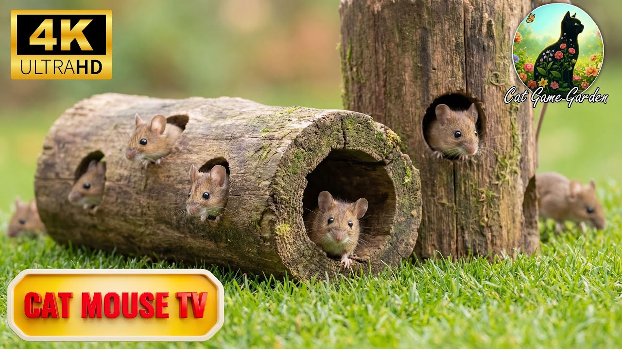 Cat TV Mouse Hunting 🐭 | This Mouse Movement Drives Cats Crazy 4K