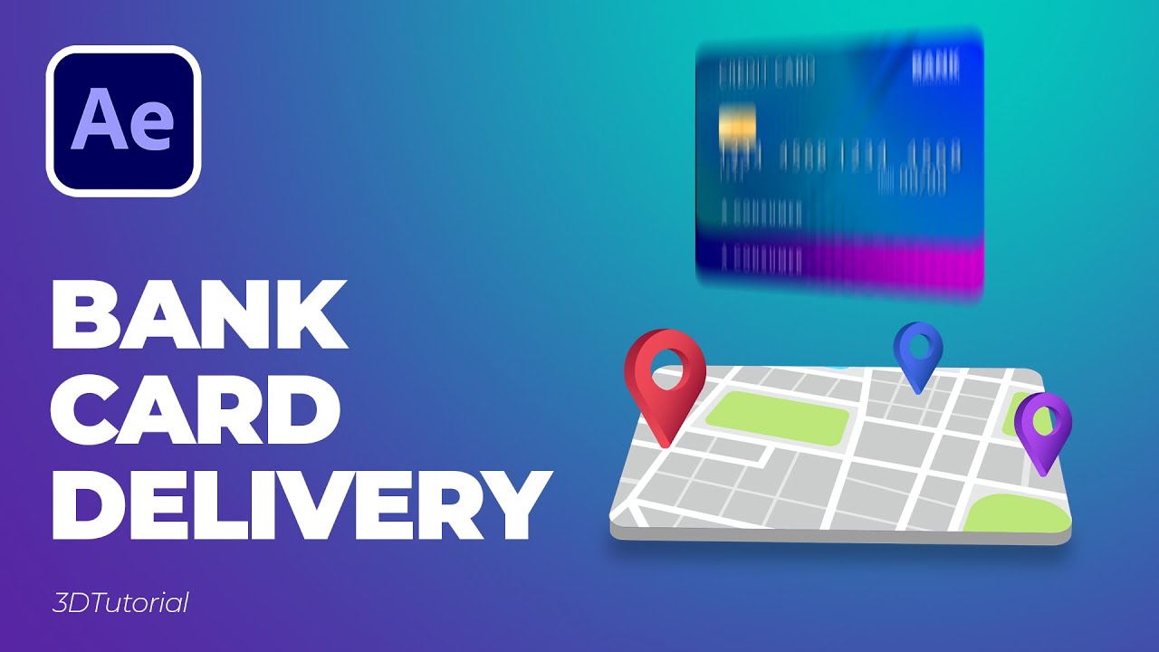 Bank Card Animation Delivery in After Effects Tutorial