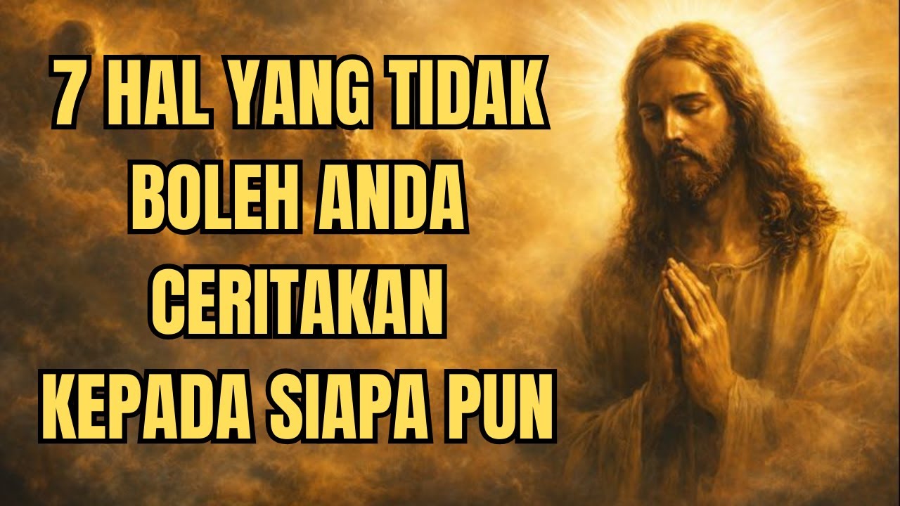 Jangan Pernah Mengungkapkan 7 Hal Ini — Alkitab Memperingatkan Kita dengan Suatu Alasan
