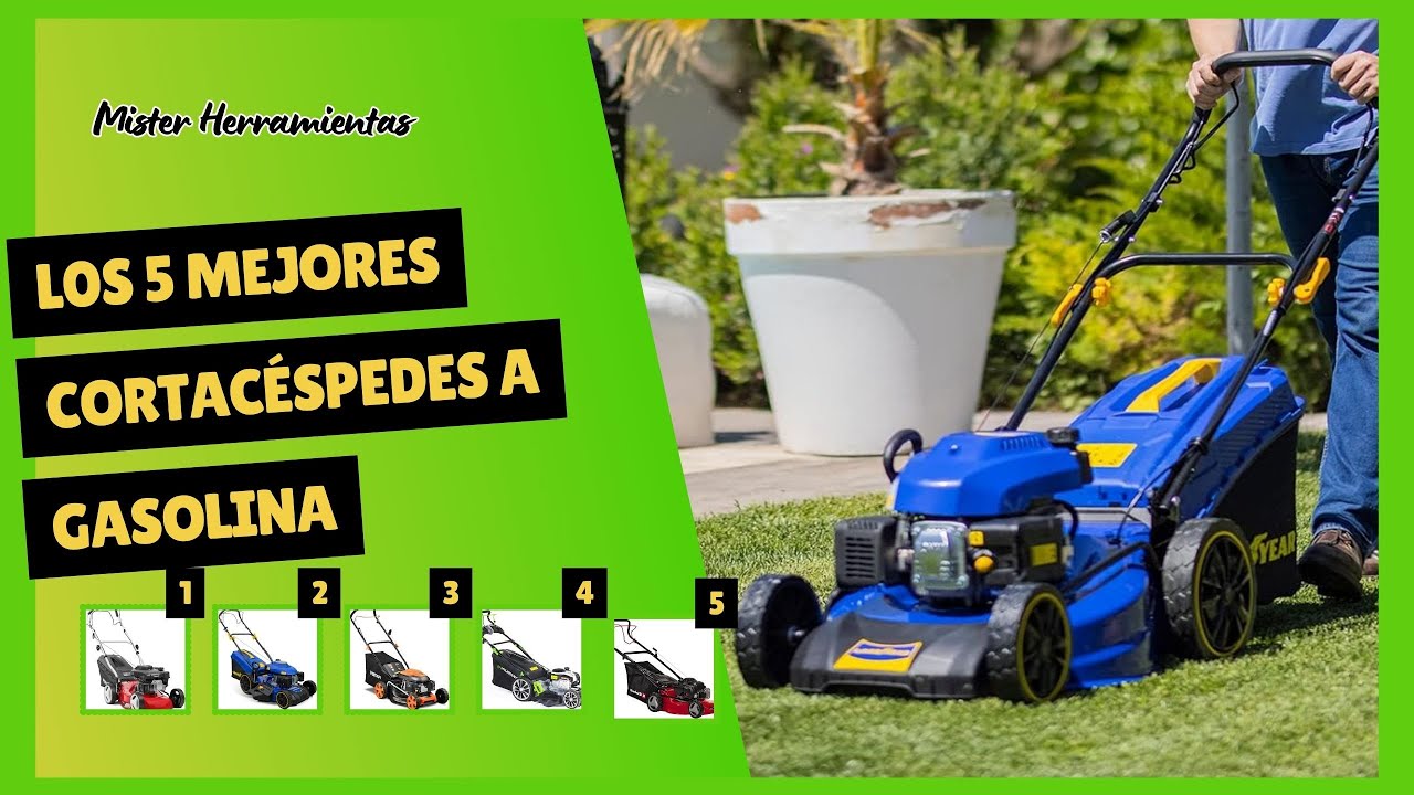 5 Mejores Cortacésped Gasolina 🌿 No Compres sin ver esta comparativa de Cortacéspedes Gasolina