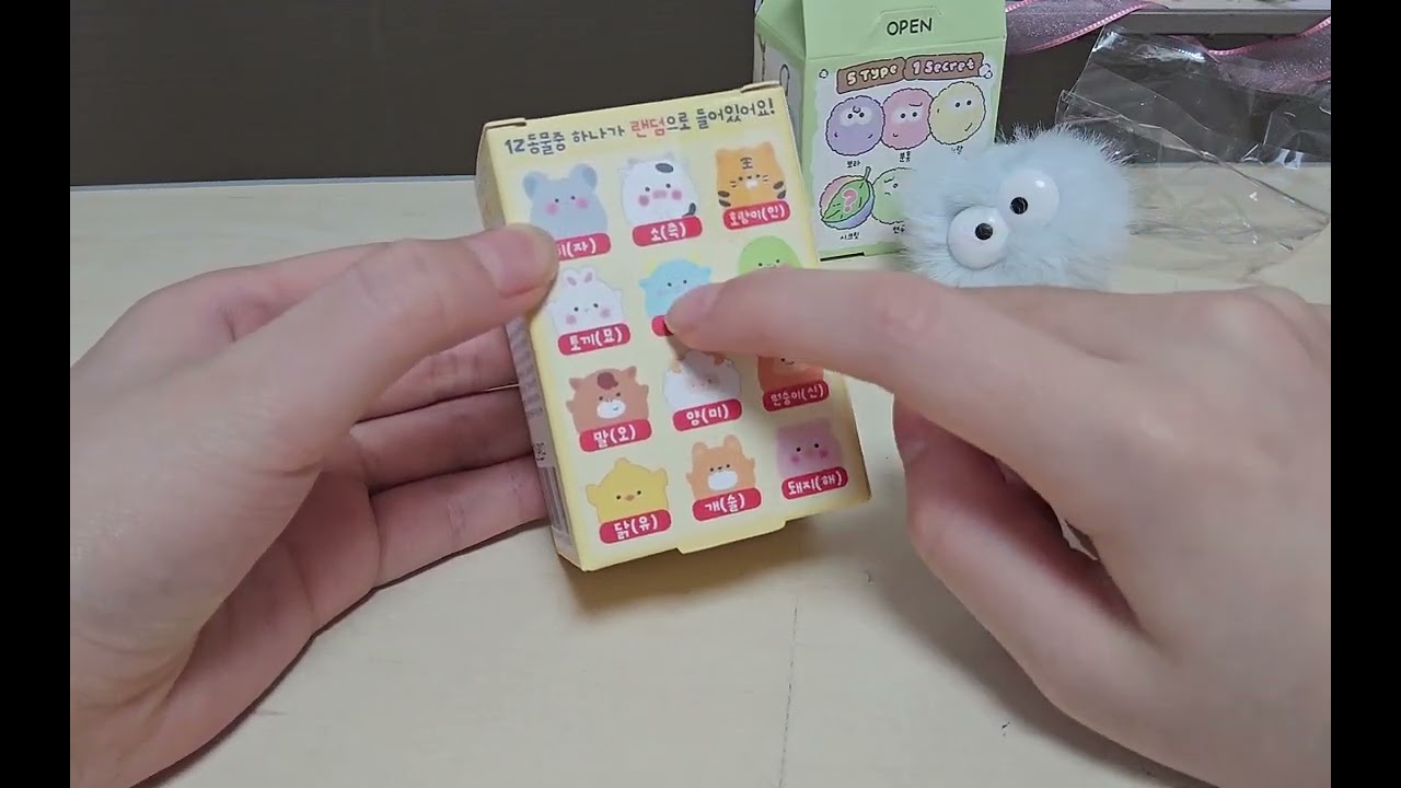 랜덤 박스 언박싱 해봤답니다.