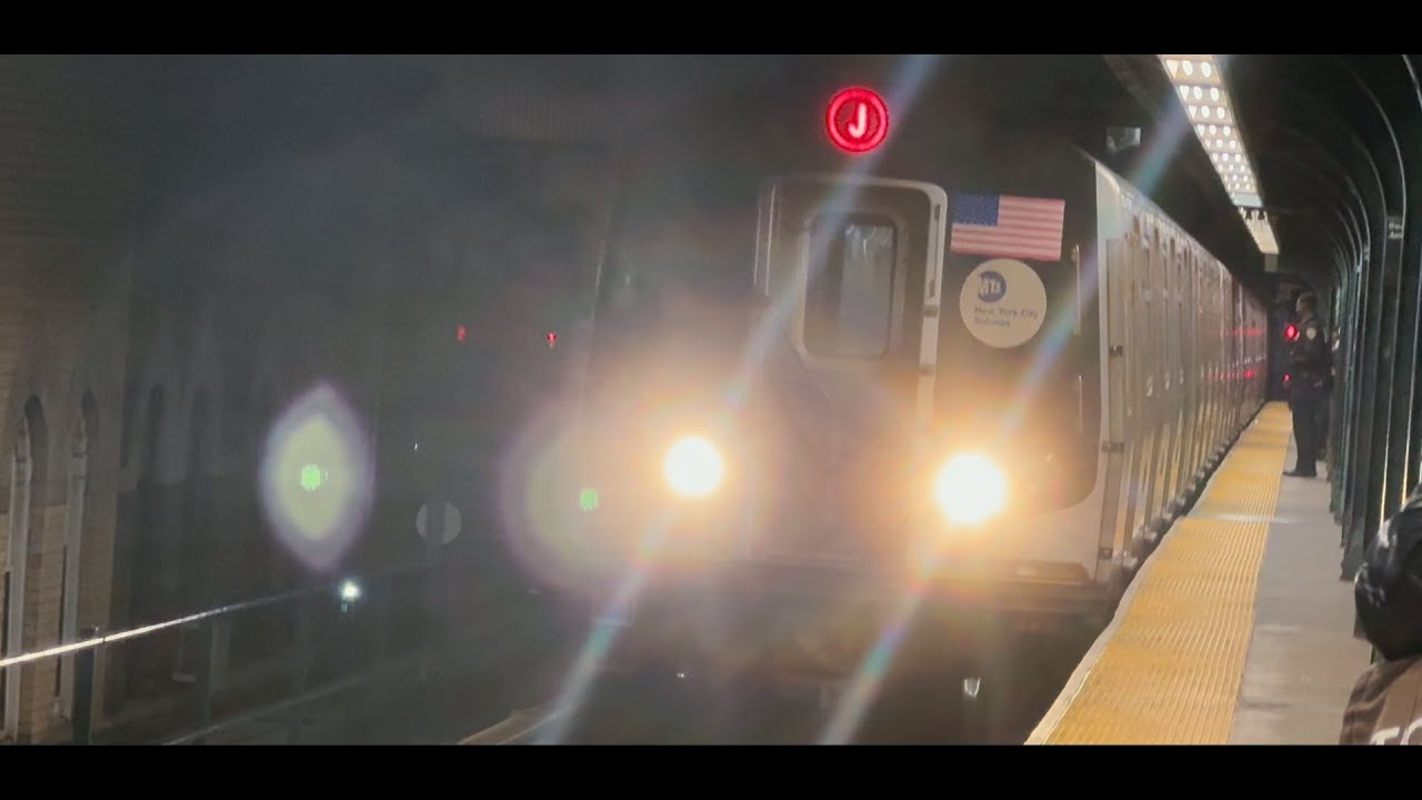 R160-A2 (J) Train ride | Broadway Junction - Fulton St