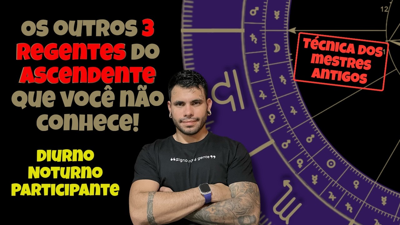 Como interpretar o Ascendente - Técnica dos Regentes da Triplicidade