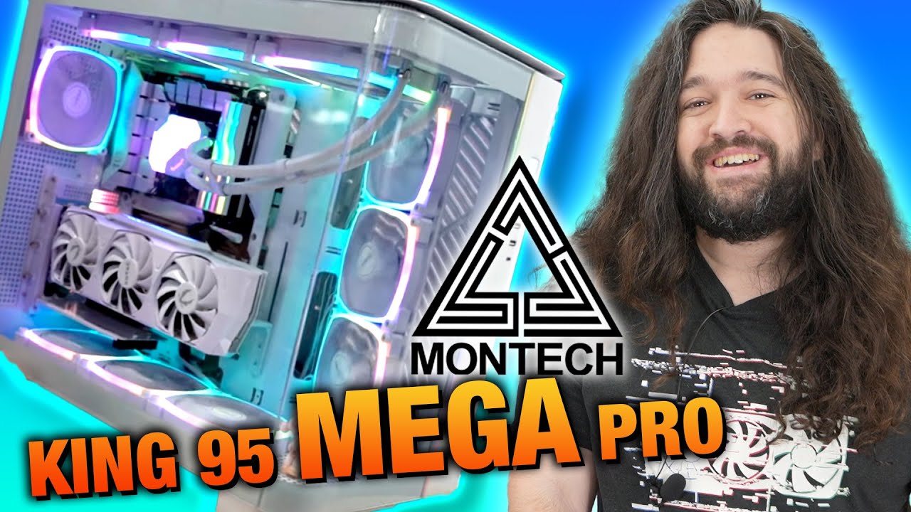 New Montech King 65 Pro, King 95 Mega, Sky 3 PC Cases | Computex 2024