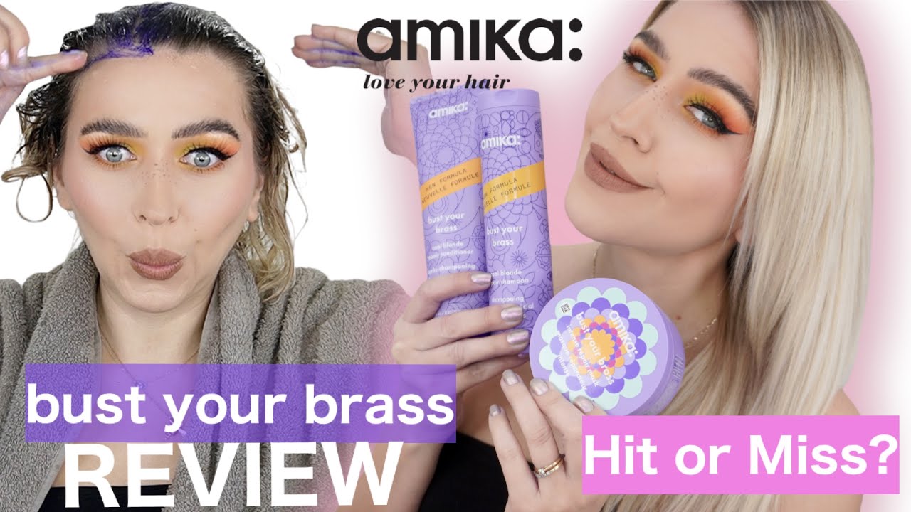 AMIKA bust your brass REVIEW | perfect for brassy blonde hair?