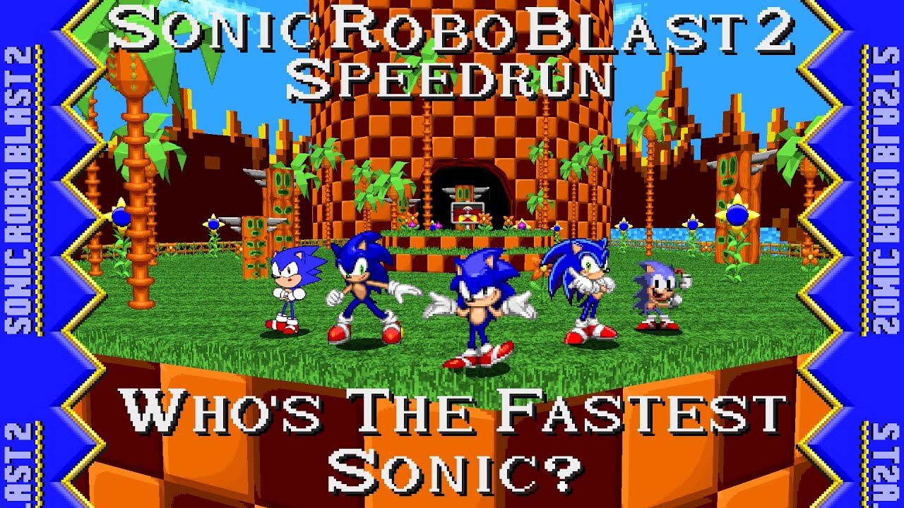 Sonic Robo Blast 2: Which Sonic Can Beat Green Hill Zone The Fastest?
