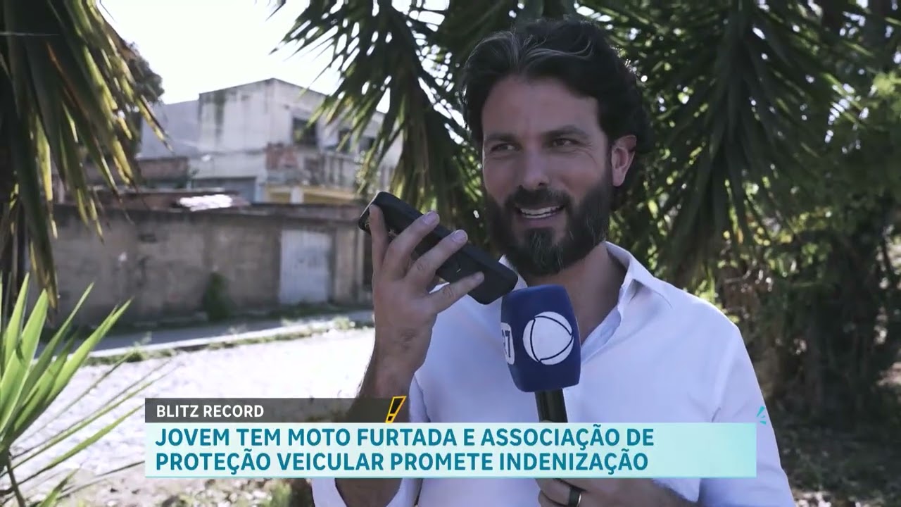 Blitz Record: Marcelo Aro resolve caso de indenização de moto roubada em Ibirité, na Grande BH
