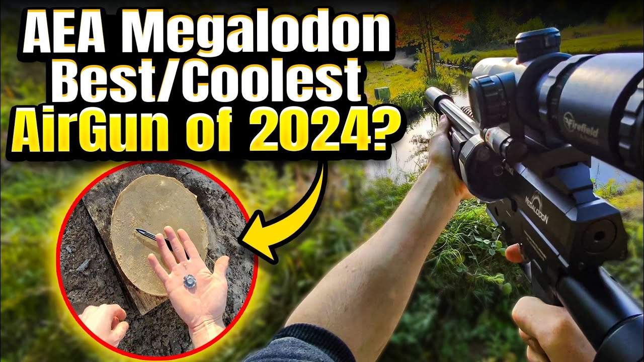 AEA Megalodon - A Pump-Action Airgun Like No Other (1st person 4k) fun+testing.