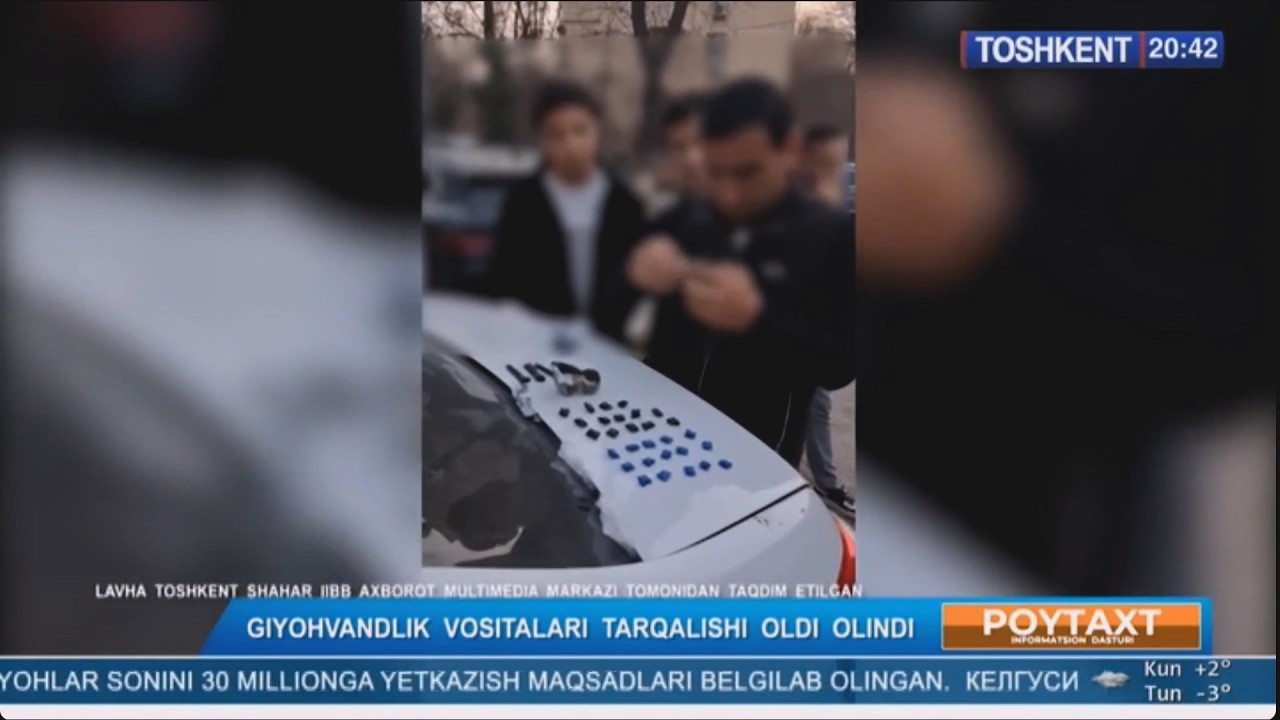 Giyohvandlik vositalari tarqalishi oldi olindi (Toshkent)