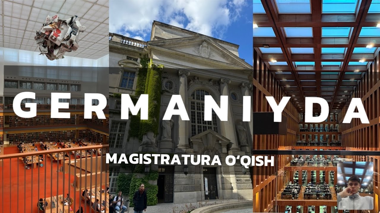 Germaniyada bepul Magistratura o‘qish. Ingliz tilida o‘qisa bo‘ladimi?