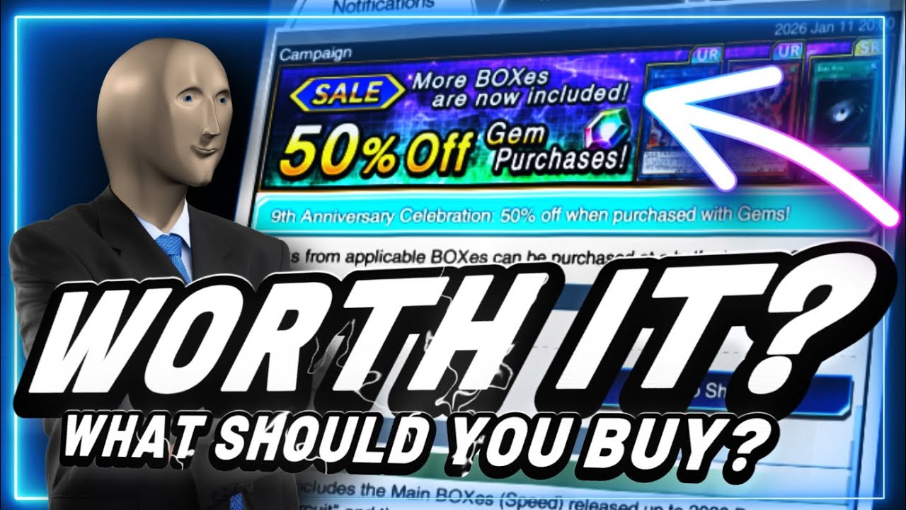 Watch Before Its Too Late! 50% Gem Sale! [DUEL LINKS]