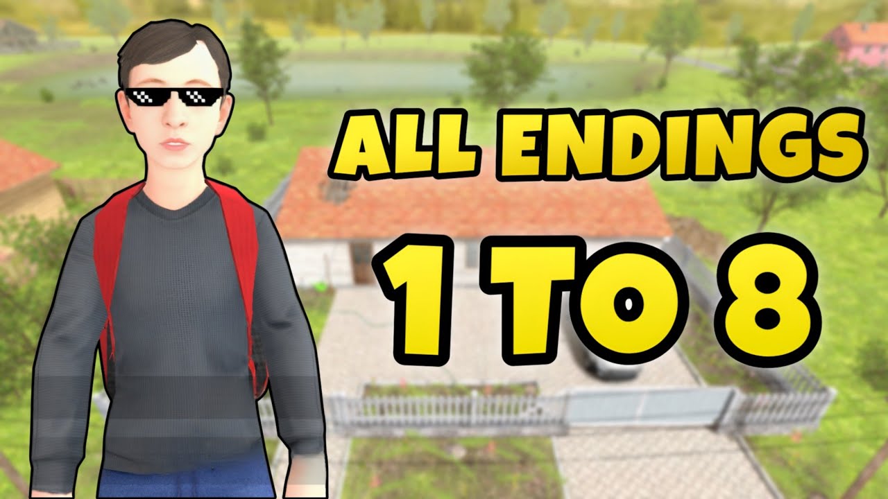 ALL ENDINGS In Schoolboy Runaway Stealth Version 0.500