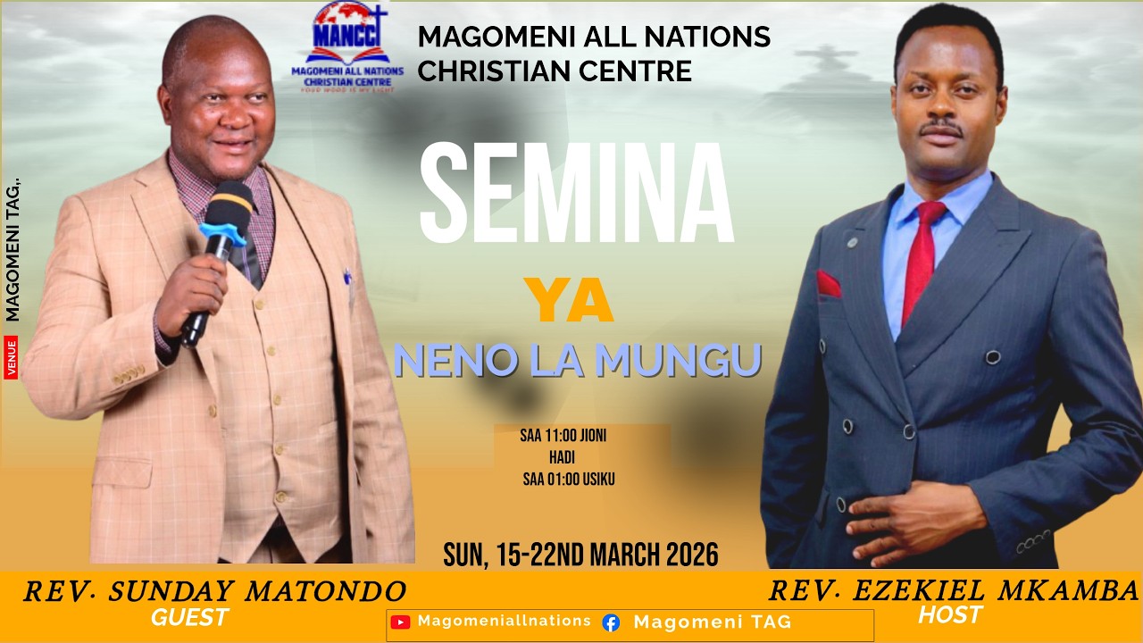 KARIBU IBADA YA KWANZA MAGOMENI T.A.G | MANCC | TAR 15/03/2026