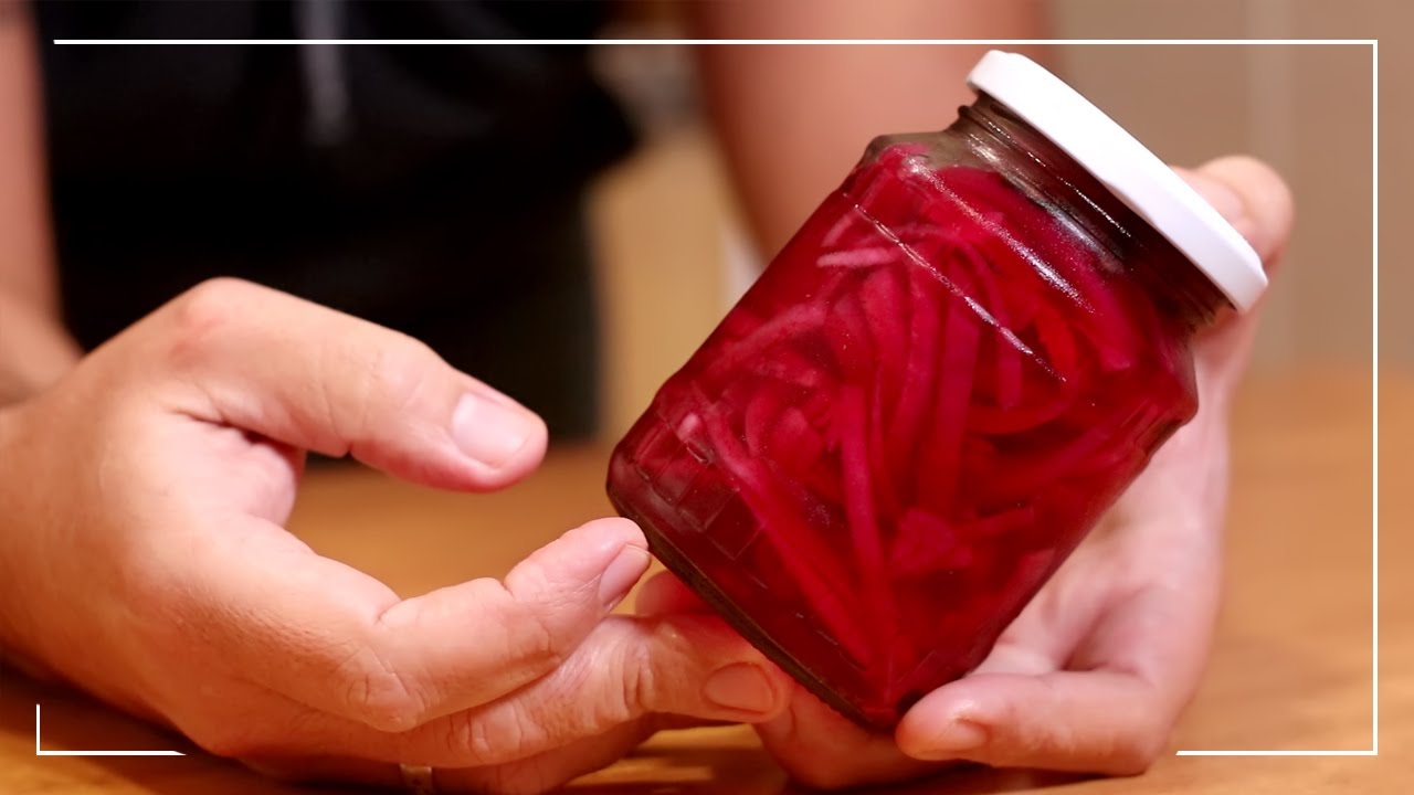 Cebolla ENCURTIDA Fácil y Deliciosa! (Curtido de Cebolla)