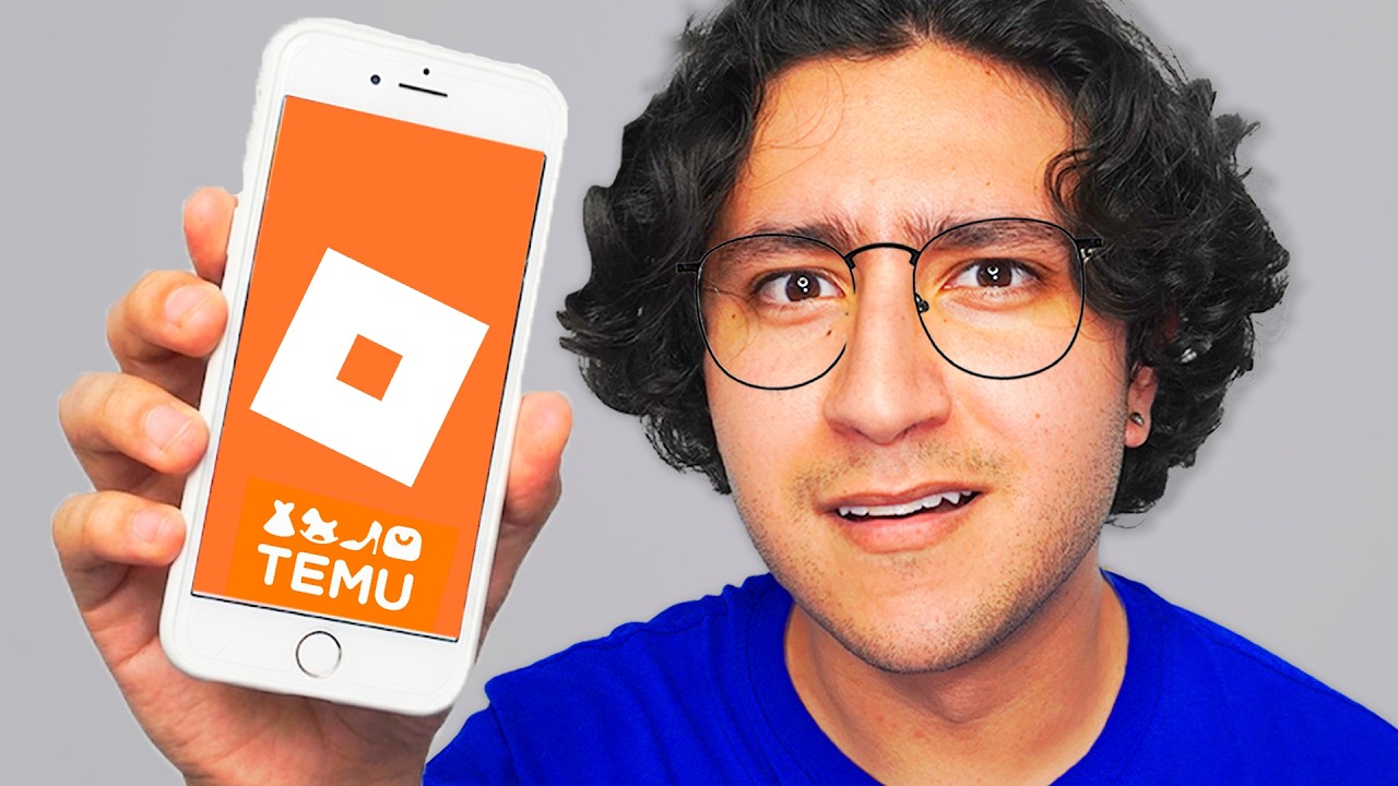 Probé ROBLOX en UN TELÉFONO De TEMU 😱📱