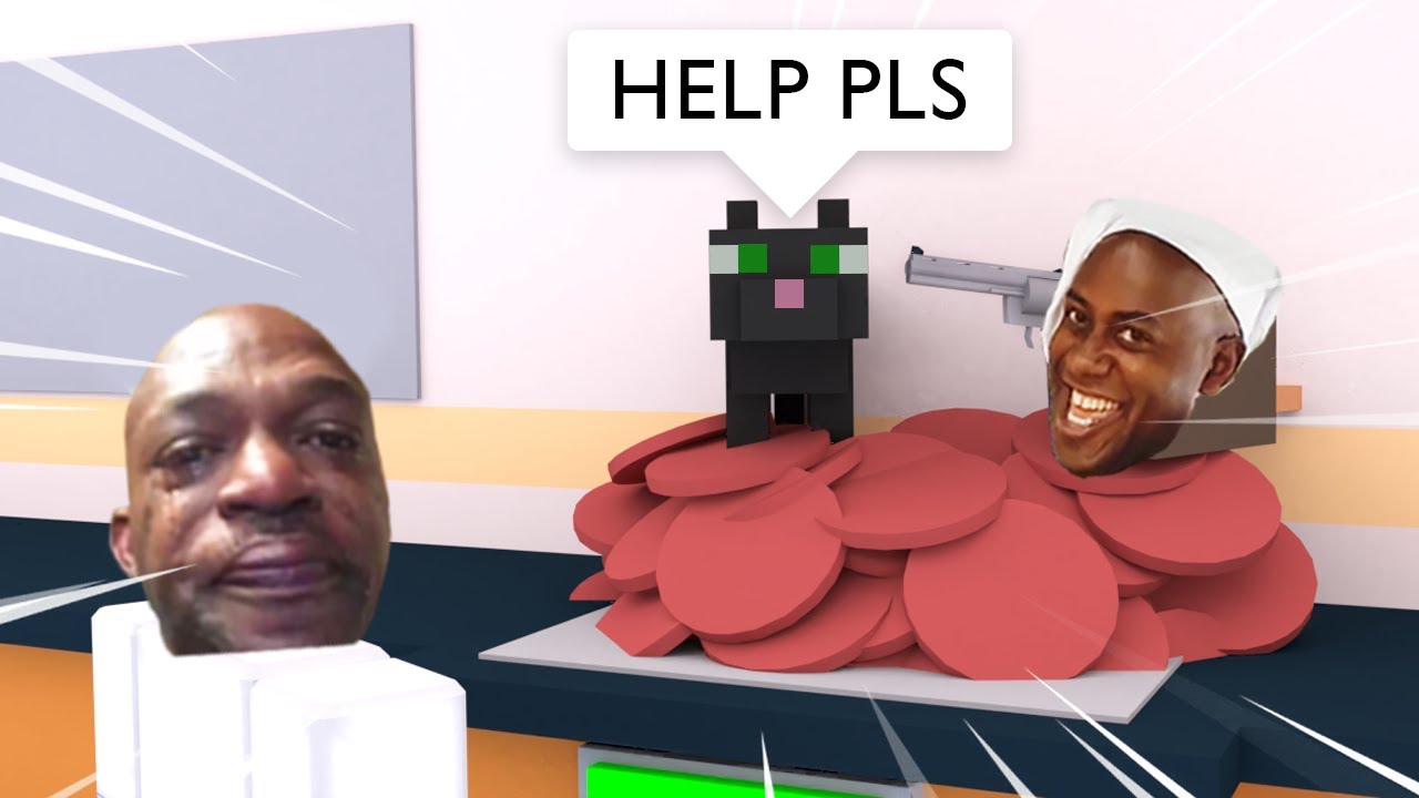 ROBLOX Готовь бургеры как... (СМЕШНЫЕ МОМЕНТЫ)