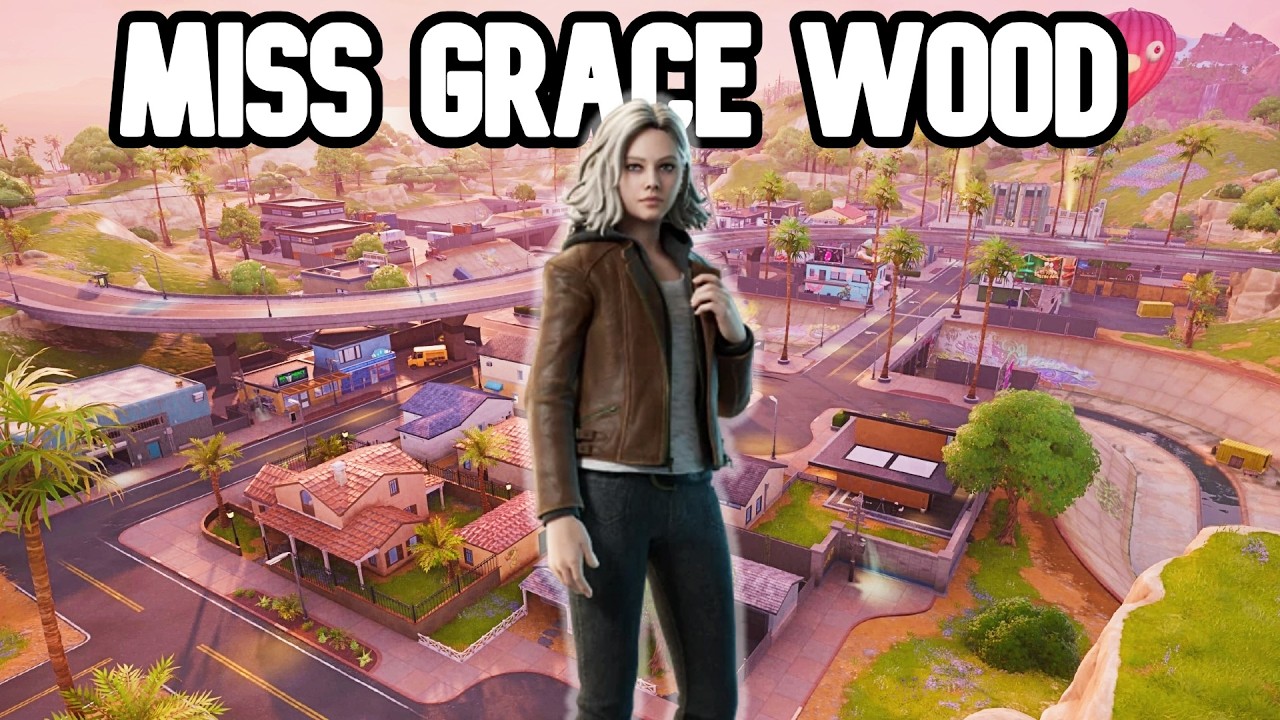 Fortnite Mrs grace wood has come to the battle royale island but she alone weird! {no talking}