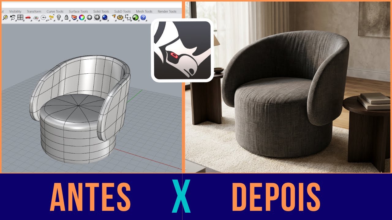 Loft SubD no Rhinoceros: o comando que destrava superfícies orgânicas