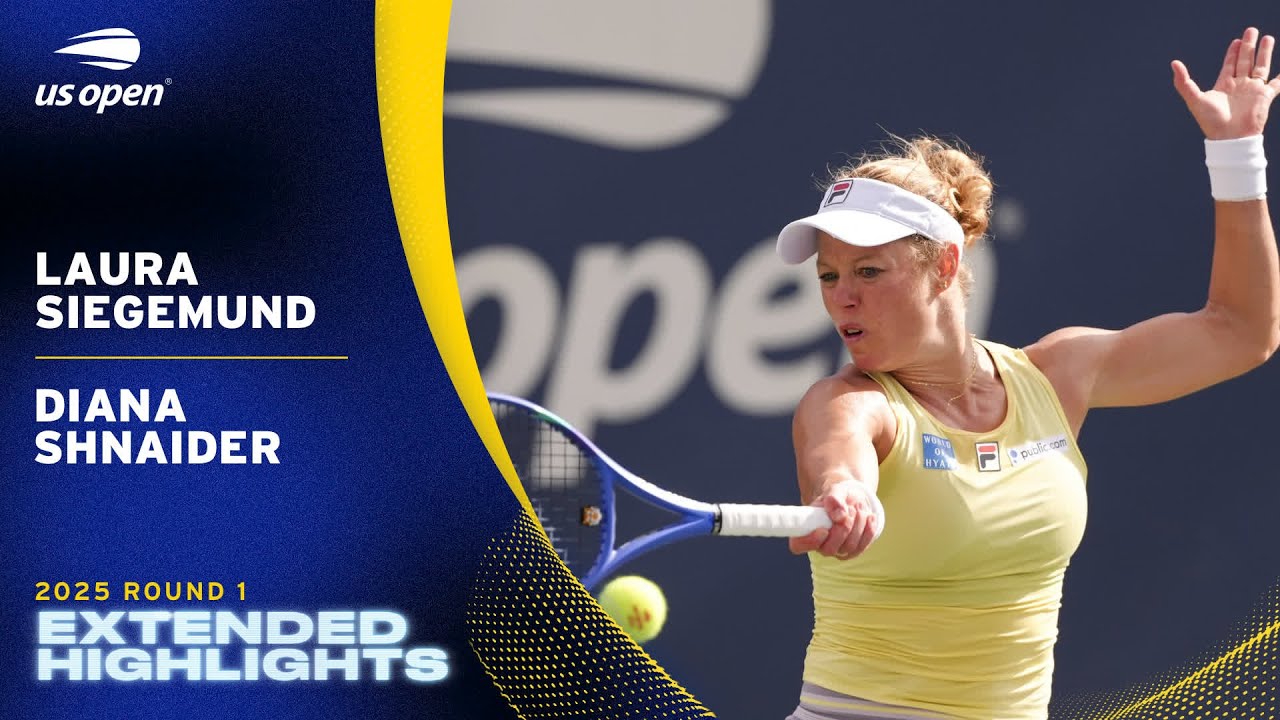Laura Siegemund vs. Diana Shnaider Extended Highlights | 2025 US Open Round 1