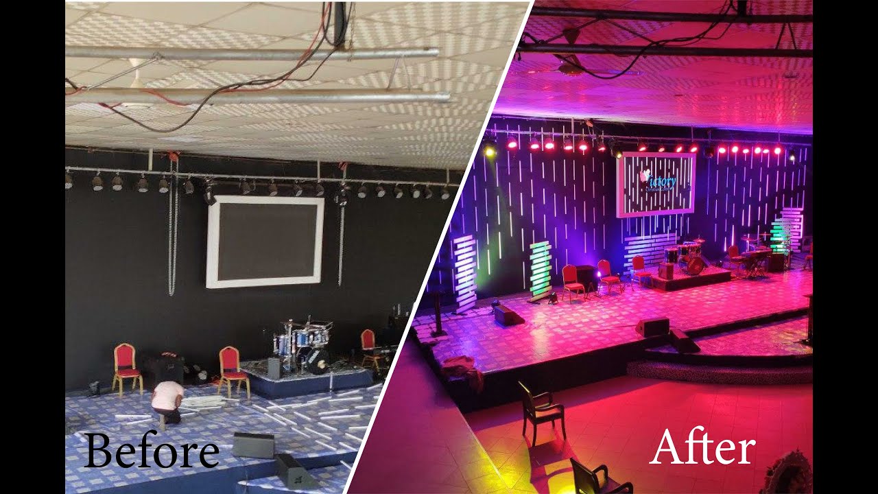 How to design a stage using Pvc pipes and Wood