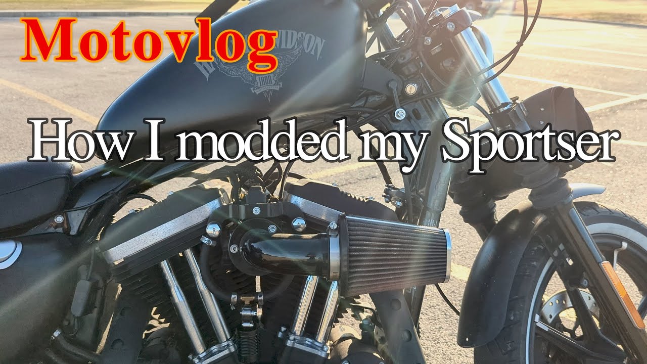 Motovlog  - How I modded my Sportster