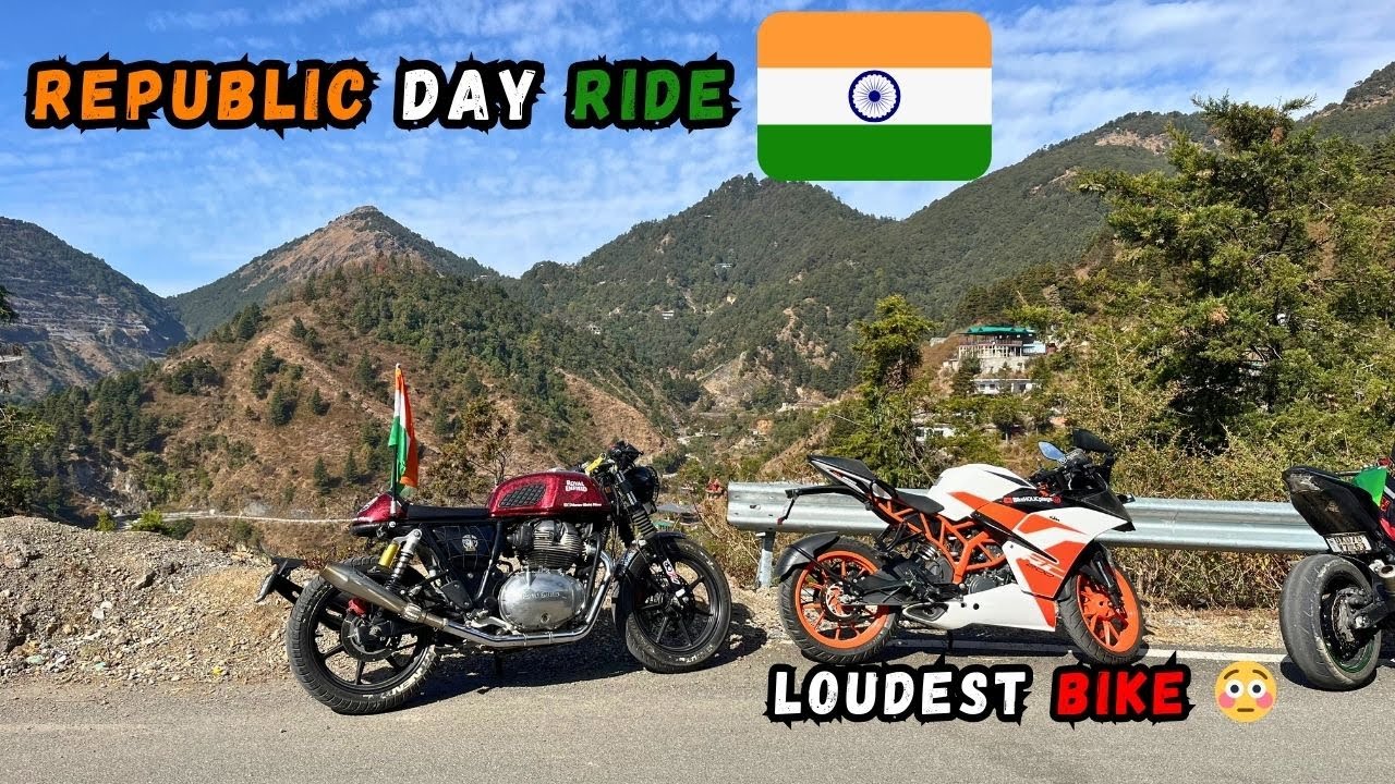 Republic Day Ride Dehradun 🇮🇳 | Loudest Bike Award 😳 | Brotherhood & Discipline