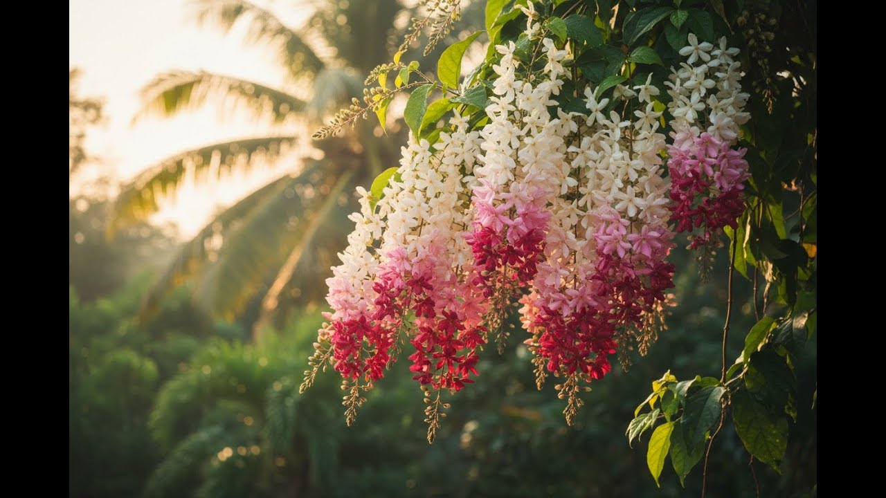 Quiet Floral World for Relaxation and Stress Relief