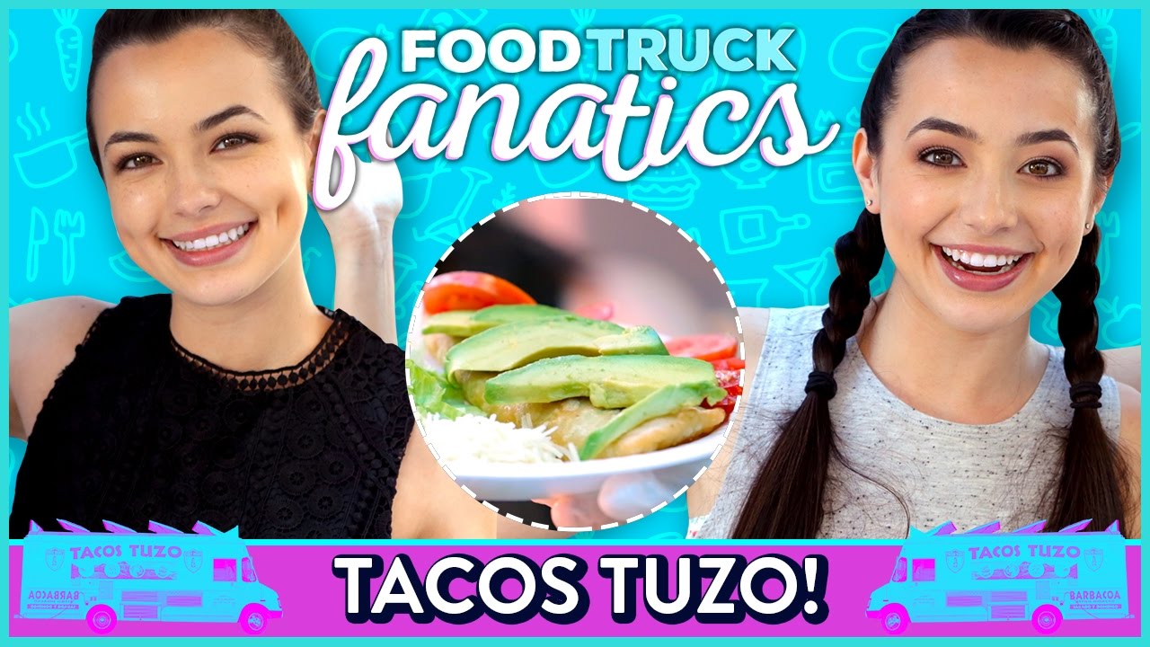 TACO CHALLENGE | Food Truck Fanatics w/ the Merrell Twins