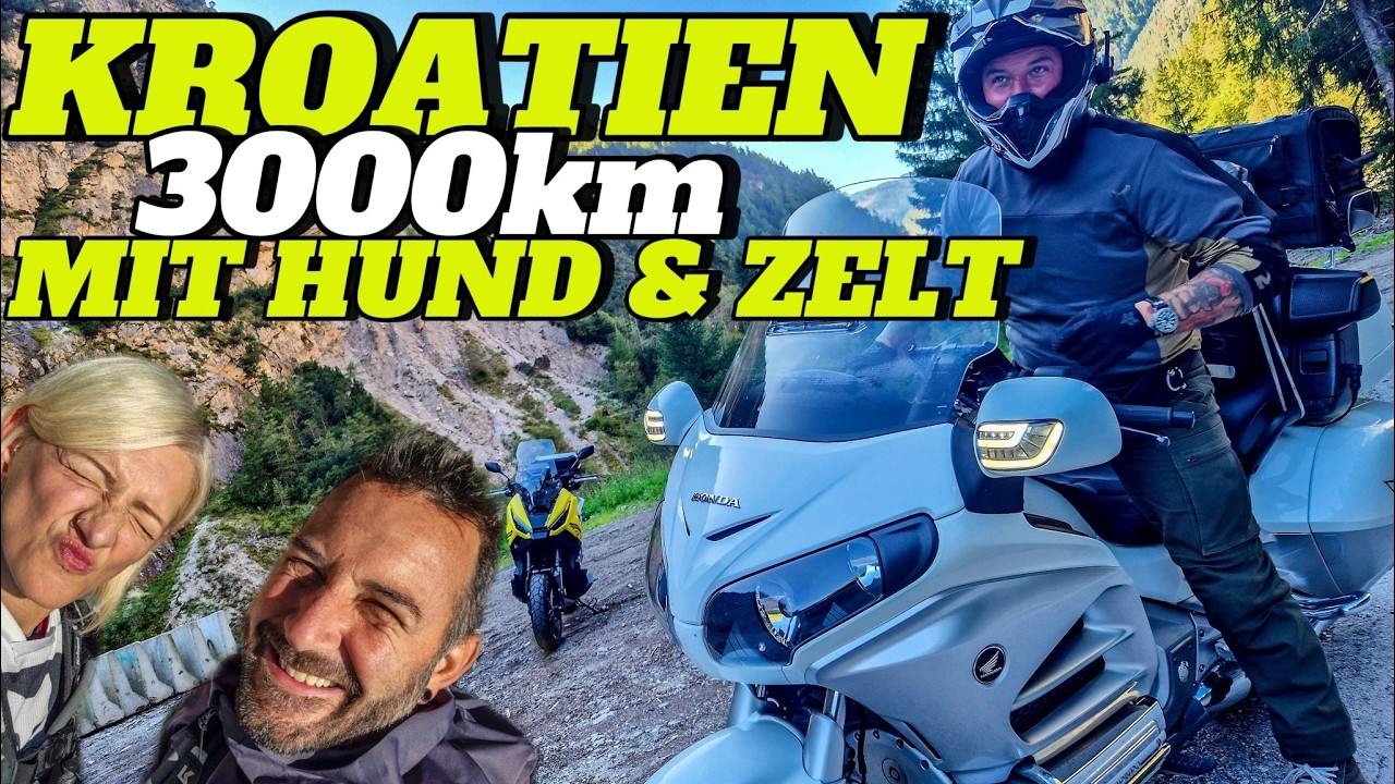 3000km mit Motorrad, Hund & Zelt - Unsere R&uuml;ckreise aus Kroatien
