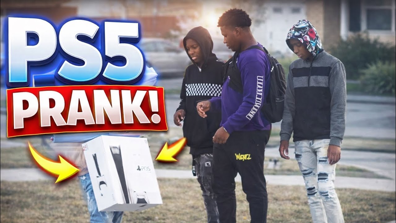 &ldquo;Flexing a PS5 and AirPods in Public 😂 (Prank)&rdquo;