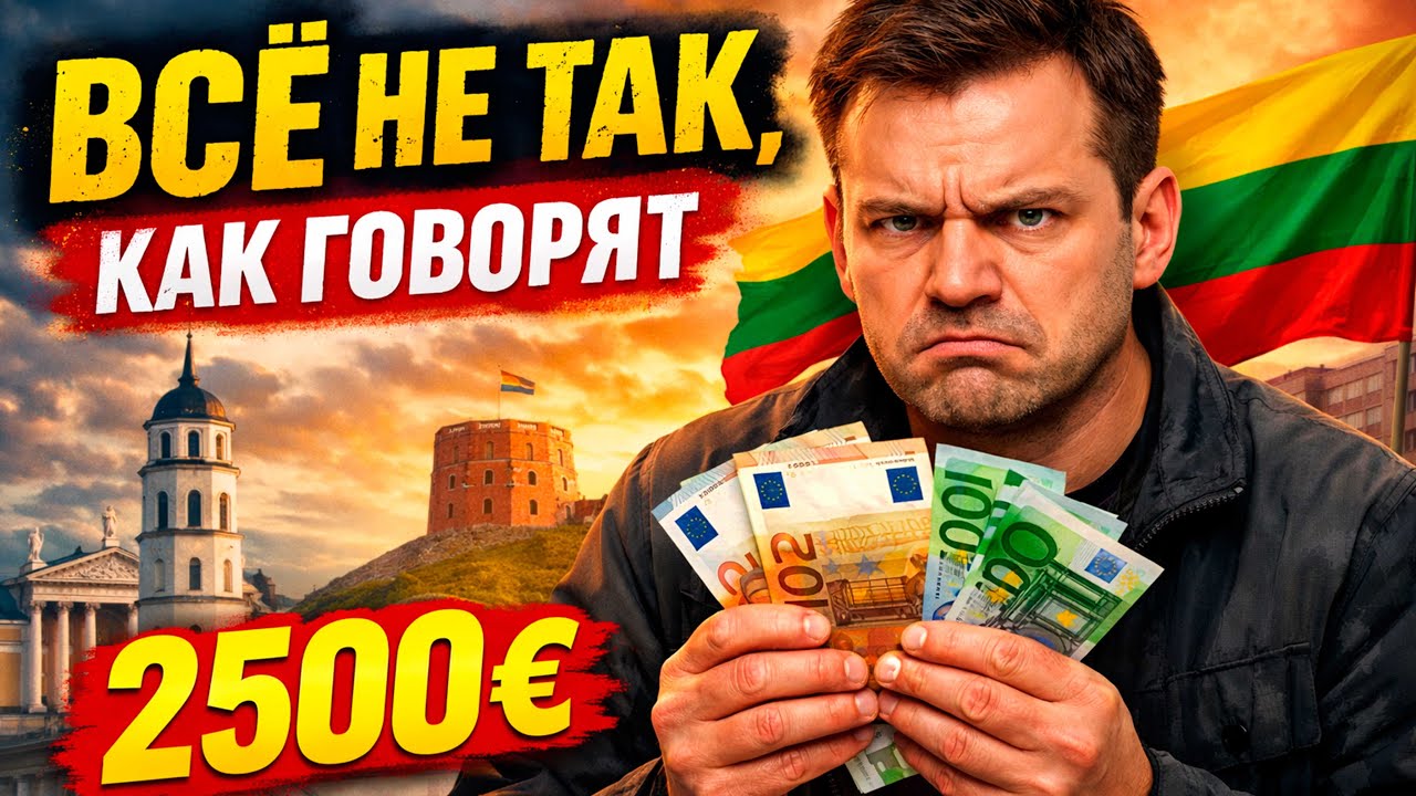 Средняя зарплата в Литве: мифы и реальность | Почему здесь реально хорошо жить